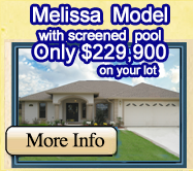 Melissa Model just $209,900 on your lot
