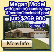 Megan Model just $259,900 on your lot