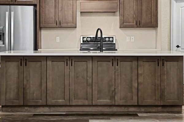 Grace model: Kitchen island detail